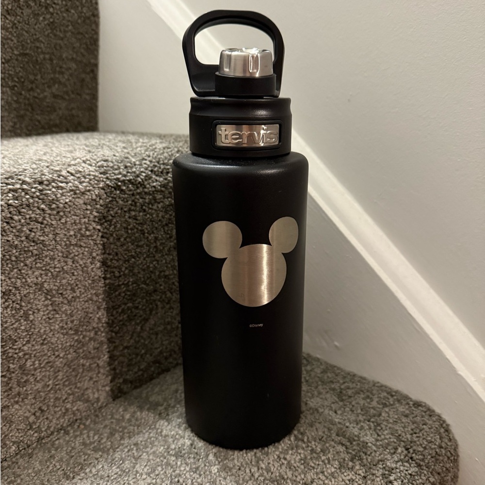 Tervis Mickey Black 32oz Wide Mouth Bottle